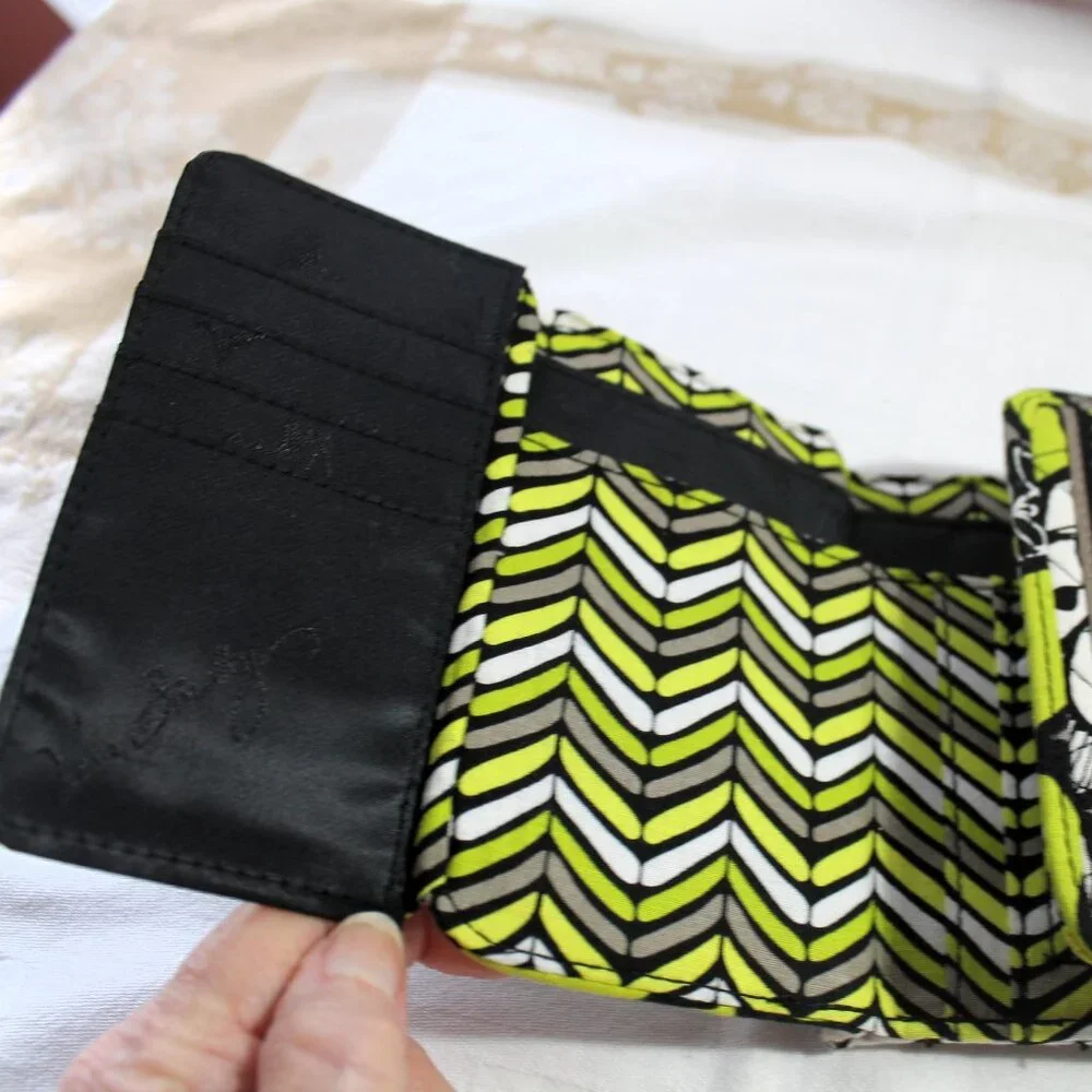 Vera Bradley Small Citron Wallet, Like New